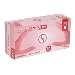 Sempercare® Einmalhandschuhe Vinyl, gepudert 3000002029 , 1 Packung = 100 Stück, Größe S