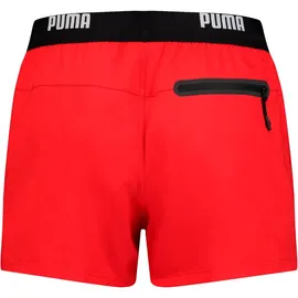 Puma Logo Badeshorts Red M