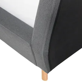 Beliani Polsterbett 180 x 200 cm Grau