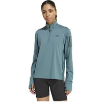 Adidas Own The Run Sweatshirt Halbreißverschluss Preloved Teal M