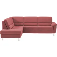 CALIZZA INTERIORS Ecksofa Onyx Stoff MultiColor Paprika