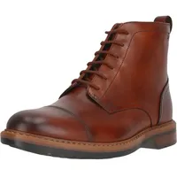 CLARKS Aldwin Cap Chukka Boot, Mid Tan Lea, Größe 42, Mid Tan Lea, 42.5 EU / 8,5 UK