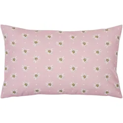 pad Vais Kissenhülle Kissenbezug 30 x 50cm Edelweiß rosa