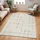 livabliss "PRAGUE", braun, B:200cm H:14mm L:275cm, Kunstfaser, Teppiche, Teppich, Skandi Design, Modern Boho Kurzflor Wohnzimmerteppich, Schlafzimmer