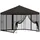vidaXL Garten Pavillon 3 x 3 m inkl. 4 Seitenteile Anthrazit