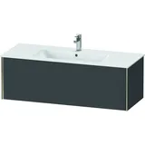 Duravit XViu Waschtisch-Unterschrank XV40280B149 121 x 40 x 48 cm, graphit matt, 1 Auszug, wandhängend, champagner matt