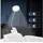 lqwell LED Leselampe Leselampe Buch Klemme im Bett, USB Wiederaufladbare Leselicht, LED fest integriert, mit 3 Farbtemperaturen, 10 Helligkeitsstufen & Stufenloses Dimmen, 360° Flexibel Buchlampe für Kinder, Buchliebhaber weiß Runden
