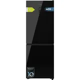 Cecotec Kühlschrank Kombi 409 L Total No Frost Bolero CoolMarket Combi 409 Black Glass C. Höhe 185 cm, Max Inside mit VIP Tech, Inverter-Kompressor Plus, geringer Stromverbrauch, variable Temperatur
