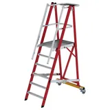 Günzburger MUNK Kunststoff-Podestleiter 6 Stufen