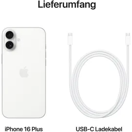 Apple iPhone 16 Plus 128 GB weiß