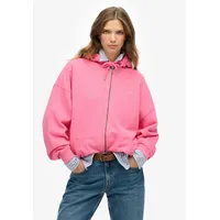 Superdry Studios Kapuzenjacke mit Reißverschluss Azalea pink 44 -