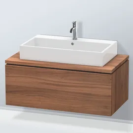 Duravit L-Cube 102x54,7cm, Nussb Nat, f Kons, 1 Auszug