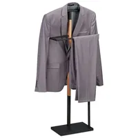 Relaxdays Herrendiener Freistehend Hellbraun