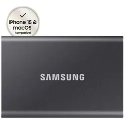 Samsung Portable SSD T7 - 4 TB in Grau