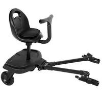 Buggy Board mit Sitz, Trittbrett für Kinderwagen Universal, Buggyboard mit Sitz Kompatibel mit Über 99% der Kinderwagen, Mitfahrbrett Kinderwagen Universal, Kinderwagen Board mit Sitz für Geschwister