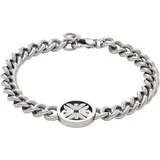 Emporio Armani Herren-Gliederarmband Edelstahl silber EGS3041040 Größe 21,5 cm