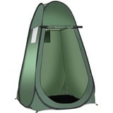 RELAX4LIFE Umkleidezelt mit Pop up System, Duschzelt Faltbar, Toilettenzelt mit Fenster, Beistellzelt Polyesterfasern, Lagerzelt, Campingzelt, Trekkingzelt, Strand Pop-up Zelt