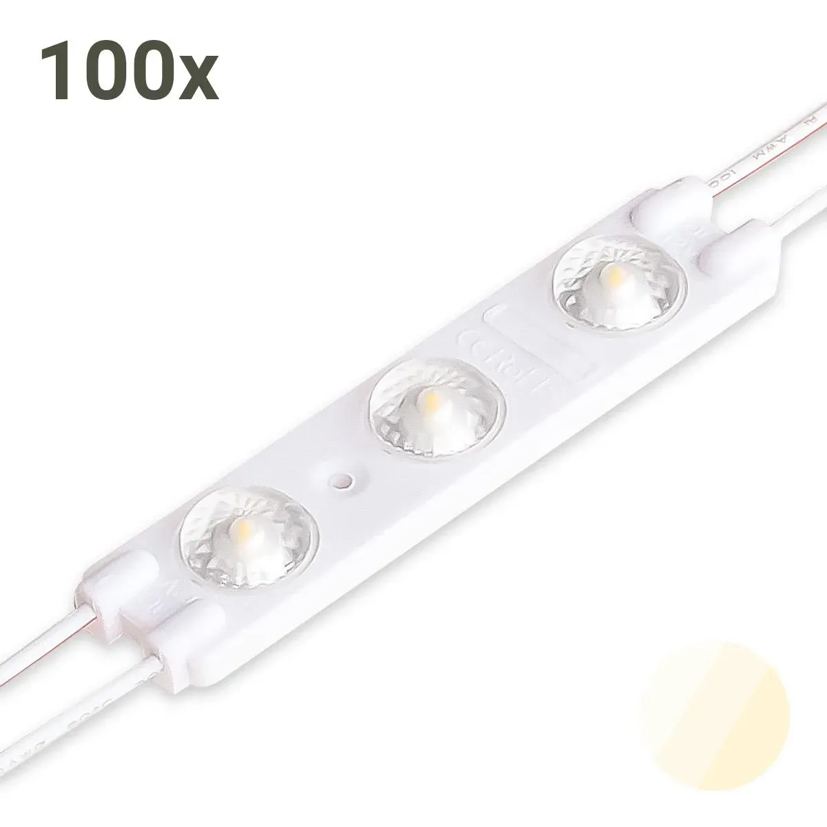 LED Modul 4500K 1,5W 175° 12V IP67 (100 Stück VPE)