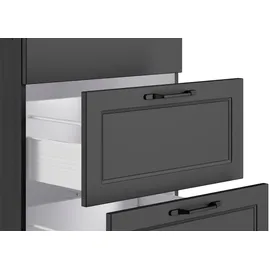kochstation Winkelküche KS-Lana L-Form 240 cm grau