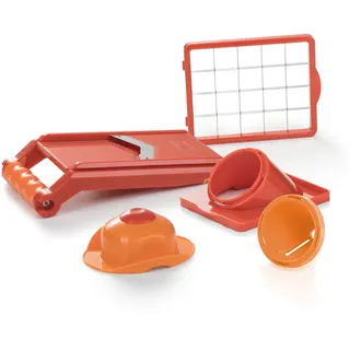 Genius Nicer Dicer Chef S Premium Gemüsereibe 5-tlg. orange