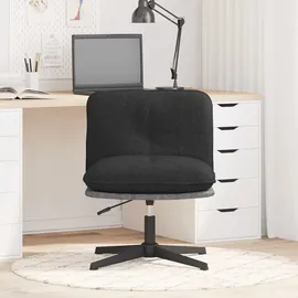 vidaXL Bürostuhl Drehbar Stoff Schwarz