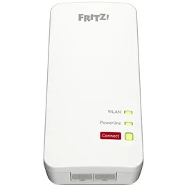 AVM Fritz!Powerline 1240 AX WLAN Set Edition International Extender Kit für Stromnetz bis zu 1.200 Mbit/s, Integriertes WLAN bis 600 Mbit/s, Mesh, Access Point, Schnittstelle auf Italienisch