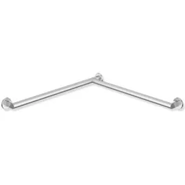 Hewi System 900 Duschhandlauf Edelstahl matt 965 x 965 mm links