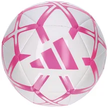 adidas Unisex Starlancer Club Ball Recreation Ball, White/solar pink, 4