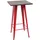 chefgastro Stehtisch 105-107 x 60 x 60 cm Rot