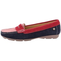 Hush Puppies Damen Margot Multi Loafer Slipper, Rot Rosa Marineblau, 38 EU - 38 EU