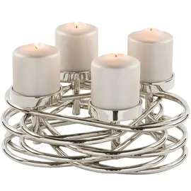 Fink Dekokranz DUPLEX Weihnachtsdeko«, (1 St.), 4-flammiger Kerzenhalter im eleganten Design