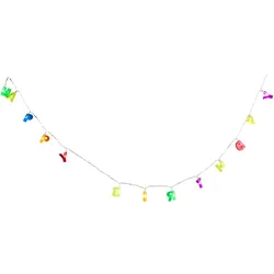 LED Lichterkette Geburtstags Hänge Lampe Batterie Party Leuchte Happy Birthday bunt