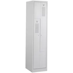 CEHA Garderoben Z-Spind 41 cm Breite mit Türen in lichtgrau RAL7035