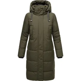 Marikoo Damen Winter Steppmantel Jacke Parka Recycelt Warm Mantel mit Kapuze & Recyceltes Obermaterial Laryaa