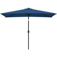 VidaXL Sonnenschirm mit Metall-Mast 300x200 cm Azurblau