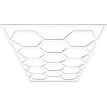 Barberpub Deckenleuchten BarberPub Hexagon Deckenleuchte LED Garage Light, LED wechselbar, Tageslichtweiß, 68970LM 6500K Hexagon LED Beleuchtung, 14 Grid