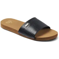 REEF Bliss Nights Slide, Black/Tan, 40 EU
