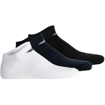 Emporio Armani Sneakersocken 3er Pack Weiß/Schwarz/Blau 39-42
