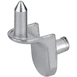 Hettich MB-Bodenträger m.beids. Zapfen, Sekura 6 79707,Zapfen, Durchmesser 5mm Zinkdruckguss