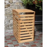 promadino Mülltonnenbox »Vario 4«, aus Holz, 66,5x122x90cm (BxHxT), 240 Liter