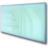 Fenix Infrarotheizung ECOSUN Glasheizung 850W 120 x 60 x 3cm), Weiß mit Rahmen