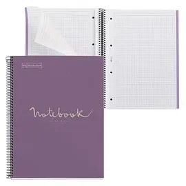 Miquelrius Collegeblock Eco Emotions A4 kariert lila