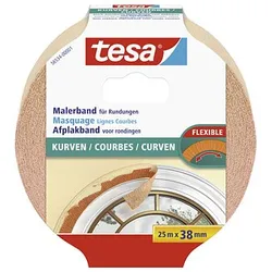 tesa KURVEN Kreppband beige 38,0 mm x 25,0 m 1 Rolle