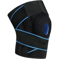 CoolBlauza Kniebandage Kniebandage für Männer Damen, Verstellbare Patella (Orthopädische Kniestütze, Sport Bandage Knie), für Meniskusriss, Knieschmerzen Lindern, Arthritis blau