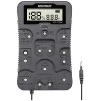 VOLTCRAFT BT-12DIG Messbereich (Batterietester) 1,2 V, 1,5 V, 3 V, 3,7 V, 6 V, 9 V, 12 V Batterie, Akku VC-14340820