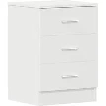 vidaXL Nachtschrank 38 x 35 x 56 cm Weiß