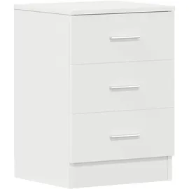 vidaXL Nachtschrank 38 x 35 x 56 cm Weiß
