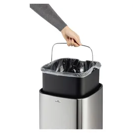 Durable Sensor Abfalleimer 6 l Silber