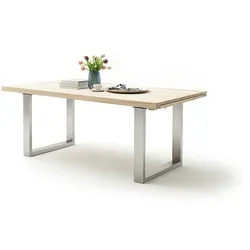 MCA Dayton Esstisch Kufen Edelstahl 180cm ausziehbar