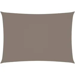vidaXL Sonnensegel Oxford-Gewebe Rechteckig 4x5 m Taupe